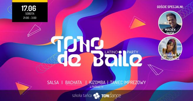 Cover imprezy tanecznej: TONo de Baile - Latino Party | 2023-06-17