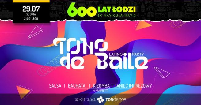 Cover imprezy tanecznej: TONo de Baile - Latino Party | 2023-07-29