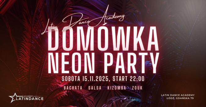 Cover imprezy tanecznej: Neon Party. Domówka! | 2025-11-15