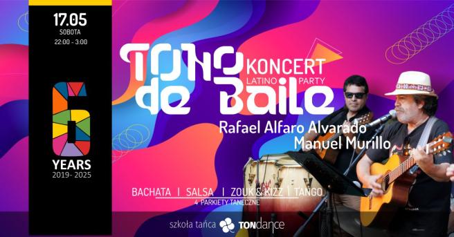 Cover imprezy tanecznej: TONo de Baile - 6 Urodziny TONdance | 2025-05-17