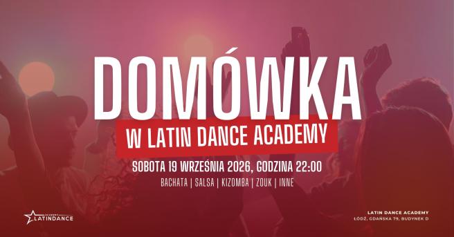 Cover imprezy tanecznej: Domówka w Latin Dance Academy | 2026-09-19