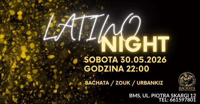 Cover imprezy tanecznej: Latino Night | 2026-05-30