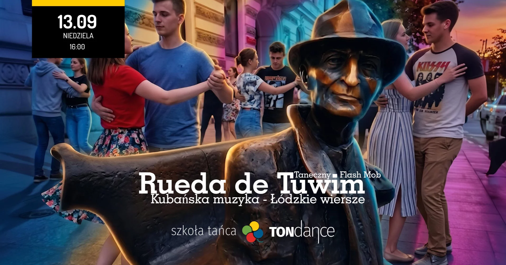 Rueda de Tuwim - Flash Mob Salsa na Piotrkowskiej - TONdance
